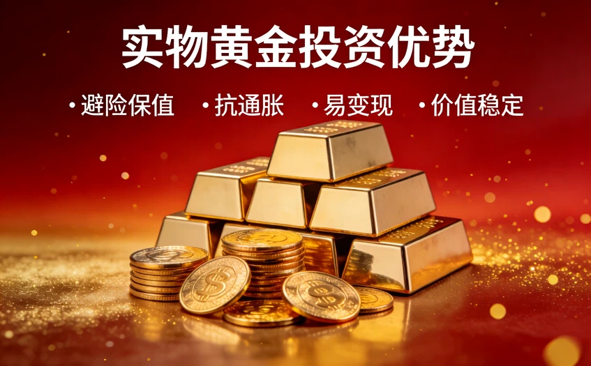 實物黃金投資優勢