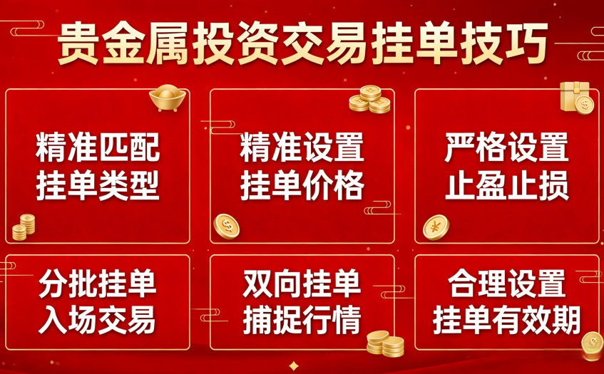 貴金屬投資交易掛單技巧