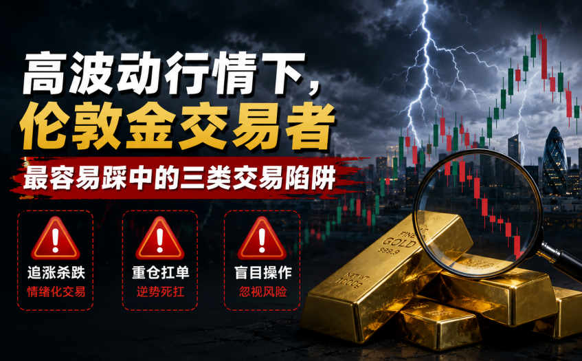伦敦金交易最容易踩中的三类交易陷阱